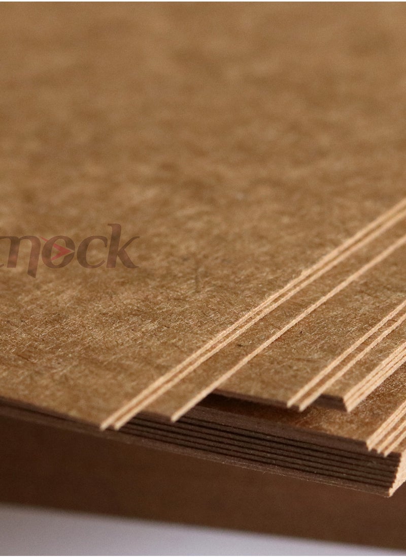 firstnock - 400GSM Kraft Paper A4 Heavy Thick Brown Card Paper, Craft Making Card Print Paper, Thicker Paper 50 Sheets - Image 1