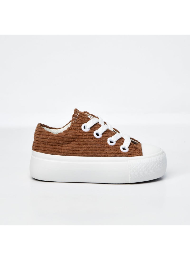 Kids' canvas lace-up shose, comfortable for sports and boys - Image 3
