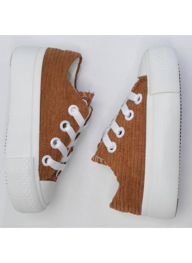 Kids' canvas lace-up shose, comfortable for sports and boys - Image 4