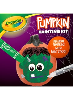 Crayola No Carve Pumpkin Decorating Kit With Paint Sticks, Less Mess Paint Set For Kids, Gift  - Image 2