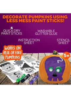 Crayola No Carve Pumpkin Decorating Kit With Paint Sticks, Less Mess Paint Set For Kids, Gift  - Image 3