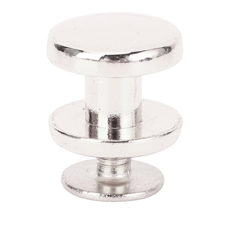50 Pcs Silver Zinc Alloy Screw Back Rivets 10mm Decorative Studs For Bags Shoes Belts Jackets - Image 5