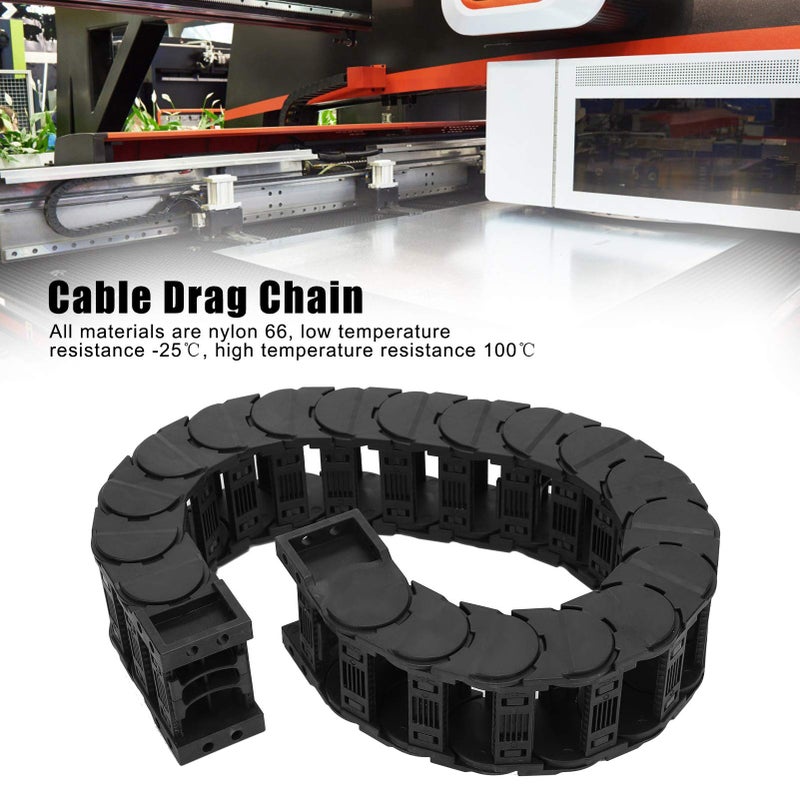 D30x25 Nylon Drag Chain Wire Carrier 0.7 Meter Low Noise Detachable Assembly - Image 5