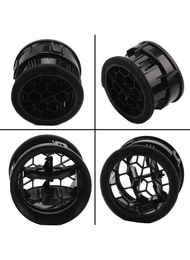 KISSUN 4pcs Black Dashboard AC Heater Air Vent Set - Compatible with Ford F150 2009-2014, Replaces 9L3Z-19893-AA & 9L3Z-19893-CA - Image 5