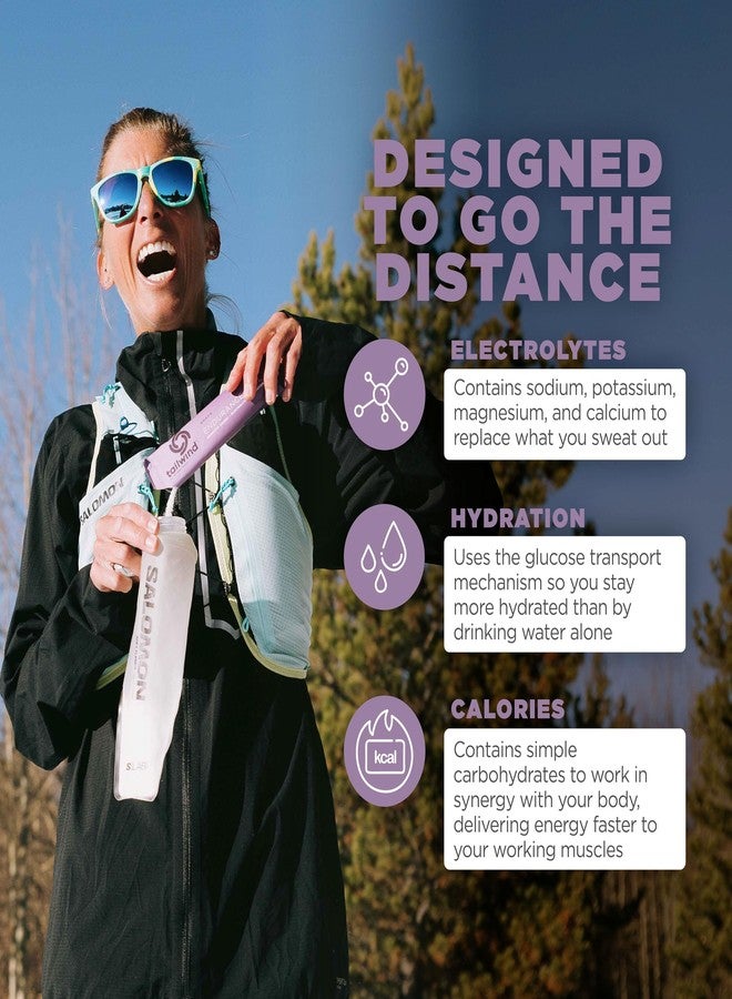 تايل ويند نيوتريشن مسحوق مزيج مشروب رياضي من Tailwind Nutrition Endurance Fuel، كربوهيدرات وإلكتروليت، خالٍ من الغلوتين، نباتي، بنكهة العنب، 50 حصة - Image 3