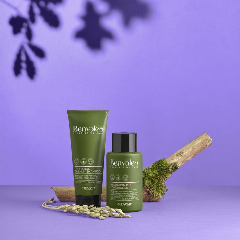 ALFAPARF MILANO Benvoleo Hydration Rich Conditioner for Dry Hair - Clean, Vegan, Sustainable Hair Care - Hydrates, Moisturizes, Nourishes - Paraffin Free - Natural Ingredients - 9.3 FL. Oz. - Image 5