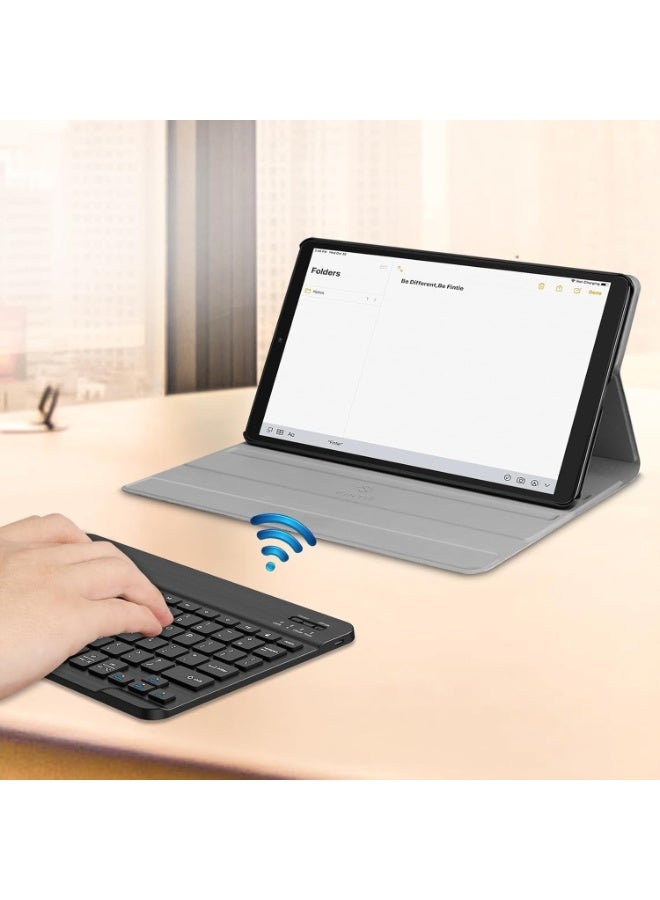 Muzz Wireless Keyboard Case with Arabic and English Layout, Rechargeable Bluetooth, Slim Stand Cover,Keyboard Case For (iPad Pro 13 M4 2024) - Image 3