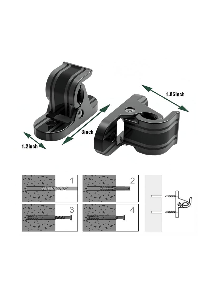 Captaintech Universal EV Charger Holder with Flexible Layout, Includes 2 Cable Clips for SAE J1772 and Tesla Connectors  - Image 5