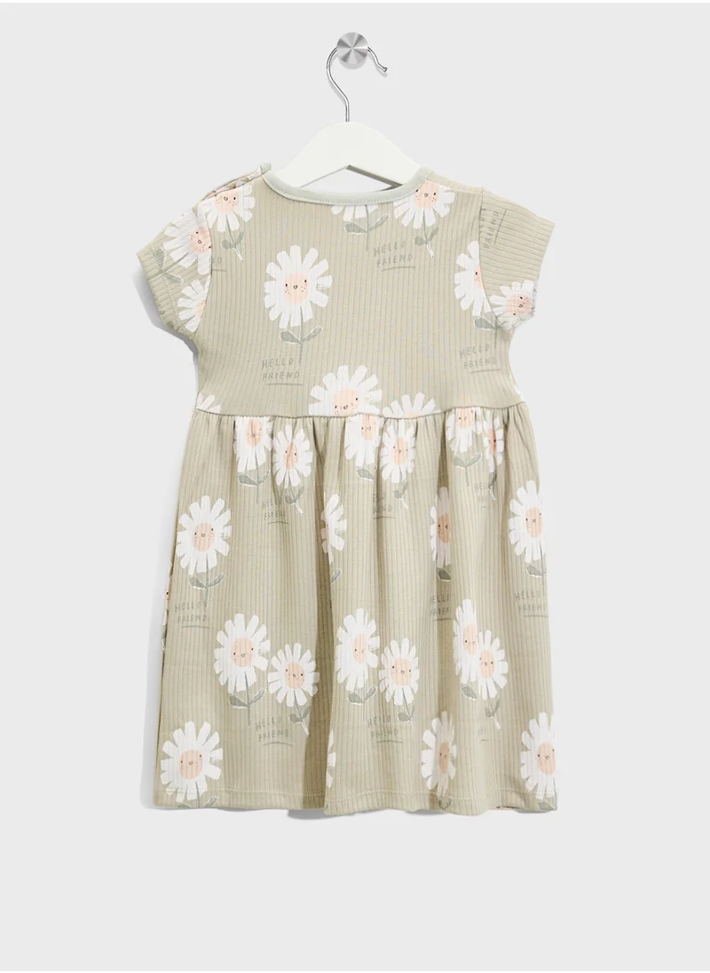 ريبلز مع نمشي Girls Cotton Dress
