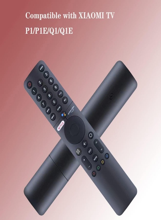 Lelukee Remote Control for Xiaomi Tv P1, P1E, Q1, Q1E with Bluetooth and Voice Control Remote Control Compatible with Mi Tv P1/P1E/Q1/Q1E - Image 4