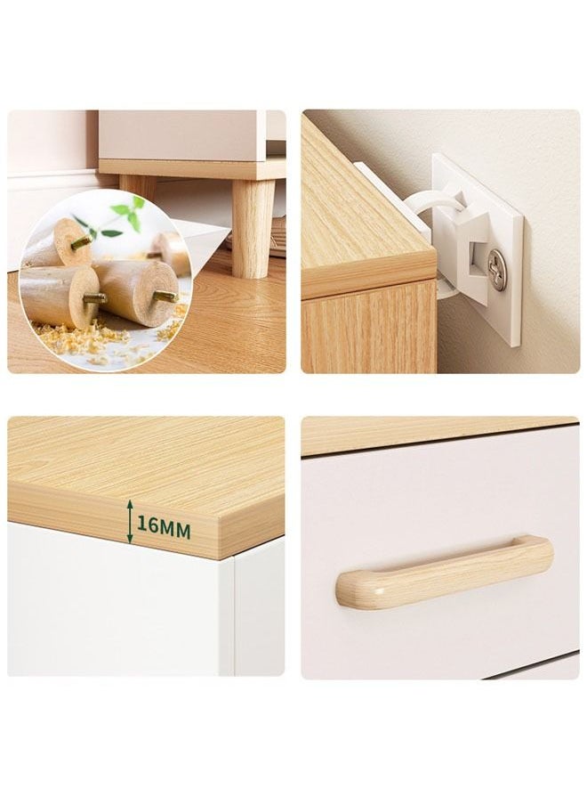 NKX - Wooden Large Capacity Storage Shoe Cabinet Rack - Image 1