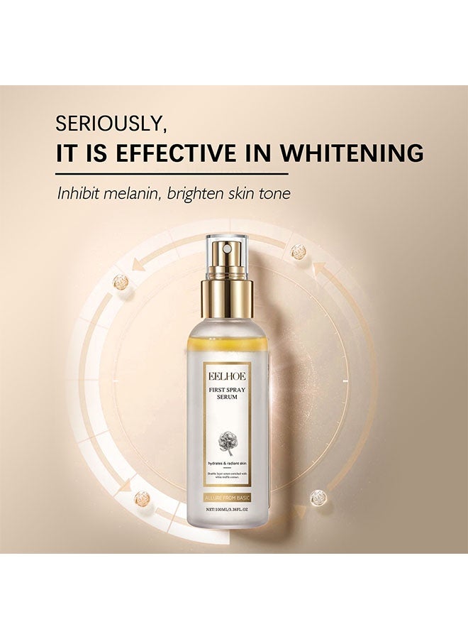 EELHOE First Spray Serum,White Truffle First Spray Serum，Hydrating Face Mist - Instant Moisture Boost，Gentle Face Spray for Active Skin Repair, Facial Radiance, 100ml - Image 5