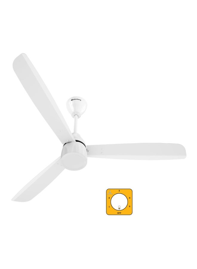atomberg Renesa Prime 1200mm BLDC Ceiling Fan | Compatible with Step Regulator | BEE 5 star | High Air Delivery | Low Noise | Sleek Design | Power Saving | 3 Year Warranty| Gloss White - Image 1
