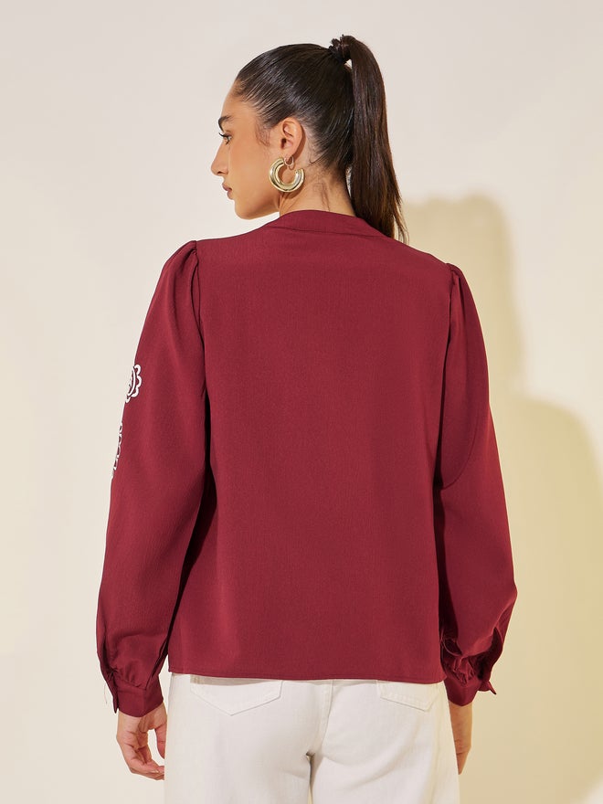 Take Two Take Two Floral Print Long Sleeve Regular Fit Shirt  - Image 4
