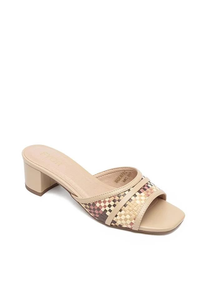 FYOR Mosaic-Weave Block Mule MC 017