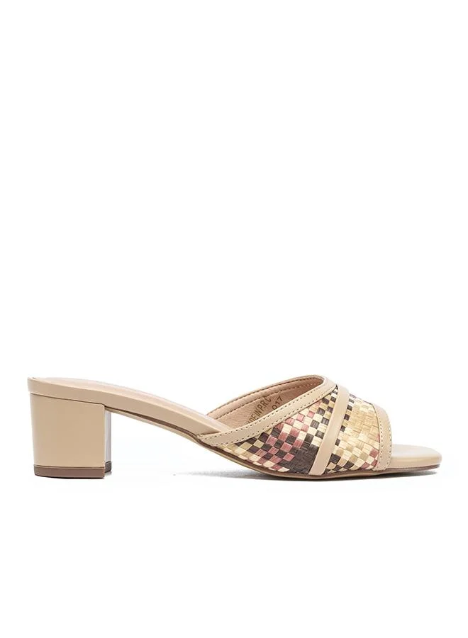 FYOR Mosaic-Weave Block Mule MC 017