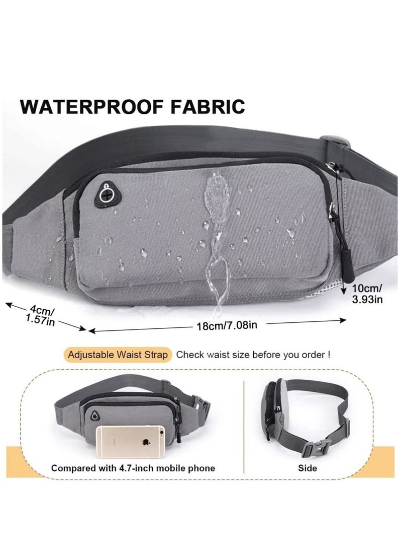 SYOSI - Large f anny Pack Belt Bag   Elastic Belt, Fit 15 to 43inch Waists Holds Phones up to 4.7inch  for Running Hiking Travel Workout Dog Walking Outdoors Sport Fishing Waist Pack Bag - Image 1