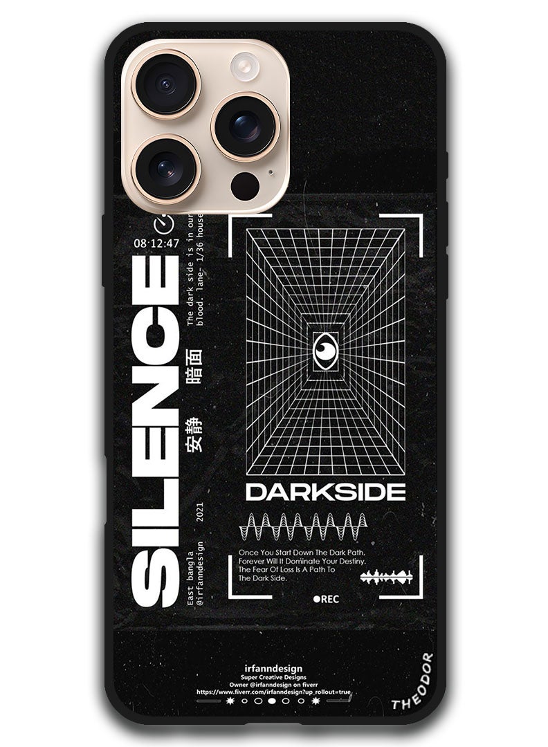 Theodor غطاء واقي مضاد للخدش ومقاوم للصدمات لجهاز iPhone 16 Pro (6.3) بوصة صامت - Image 1