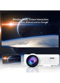 HOPHOP Video Projector , Portable Projectors with 5G wifi & bluetooth, Compatible with TV Stick-Perfect for Home Theater  - Image 4