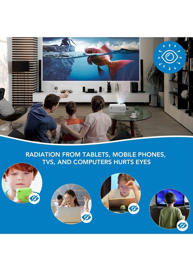 HOPHOP - Video Projector , Portable Projectors with 5G wifi & bluetooth, Compatible with TV Stick-Perfect for Home Theater - Image 1