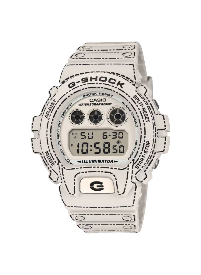 CASIO “Origami Edition” Digital Watch DW‑6900RGM‑5, 53.2 mm White Dial, Resin Case & Strap, Shock‑Resistant, 200 m WR - Image 2