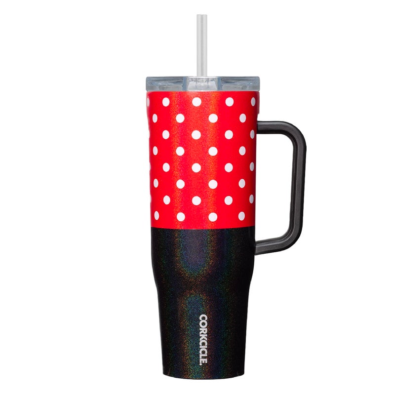 Corkcicle Cruiser Insulated Tumbler with Handle Straw Keeps Beverages Cold 20 Hours Triple Insulated Summer Drinkware Gift Keeps Drinks Ice Cold 40 oz Minnie Mouse