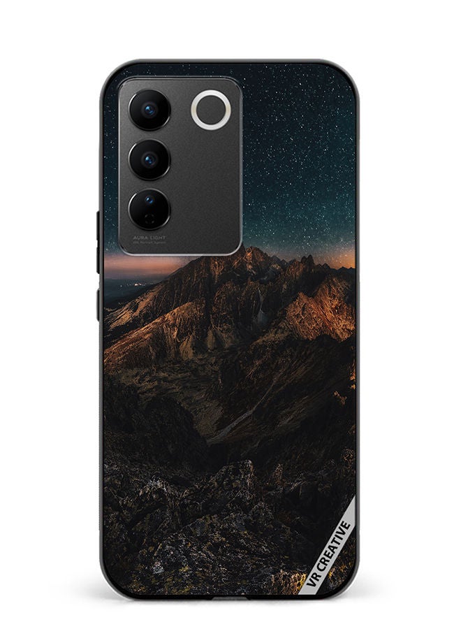 VR CREATIVE Protective Case Cover For Vivo V27e Starry Design Multicolour - Image 1