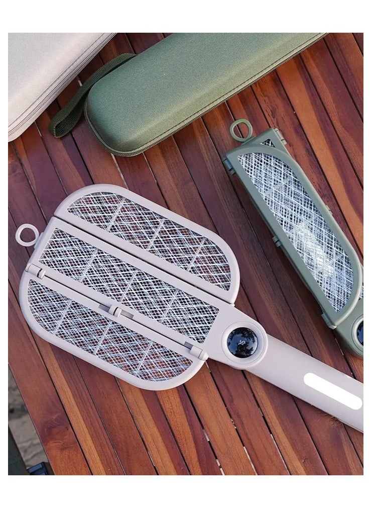 ماركة غير محددة Folding Electronic Mosquito, Mosquito Killer Machine Racket bat for Home with UV lamp Trap with Intelligent Light Control.  - Image 1