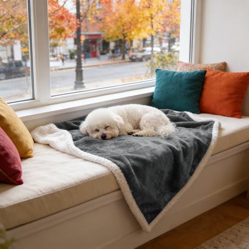 Kritter Planet Dog Blankets for Small Dogs, Soft Puppy Blanket, Pet Blankets for Cats, Lightweight & Washable, Perfect for Dog Beds, Car Seats, Creat, 30x40 inches - Image 5
