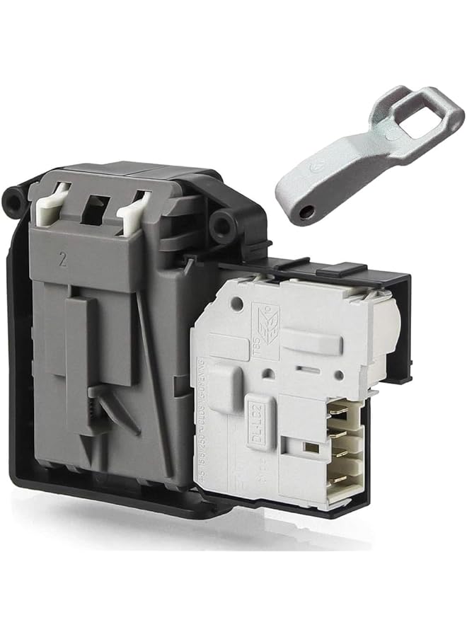 erorex 2 PACKS EBF61315802 Washer Door Lock Switch & MFG63099101 Washer Door Lock Strike Assembly Compatible with LG for Kenmore Washing Machine Door Switch  - Image 1