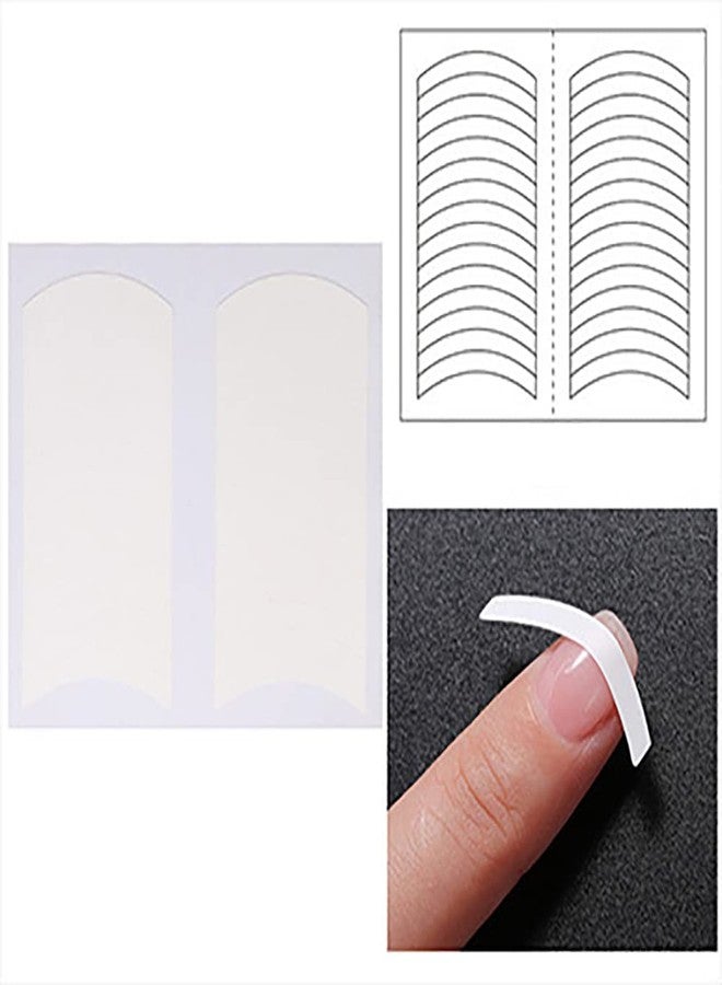 Gogoonly 1368 Pieces 3 French Design Manicure Nail Art Stickers, Self-Adhesive Nail Tips Guides for DIY Decoration Stencil Tools 36 Sheets 3 Designs Cute Easy Nail Art Nail Vinyls Nail Stencil Sheets - Image 3
