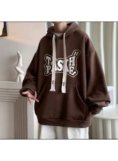 Generic Loose Spring Autumn Men Clothes Long Sleeve Jacket Trendy Urban Style Cotton Polyester Fabric Casual Scene No Formal Wear Apricot  - Image 5