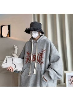 Generic Loose Spring Autumn Men Clothes Long Sleeve Jacket Trendy Urban Style Cotton Polyester Fabric Casual Scene No Formal Wear Apricot  - Image 2