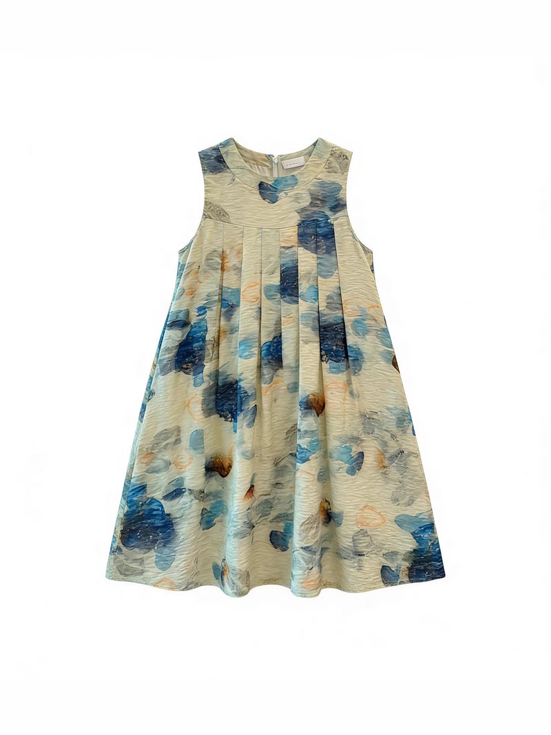 Girls' Dress, Loose Sleeveless Style for All Seasons - Image 3