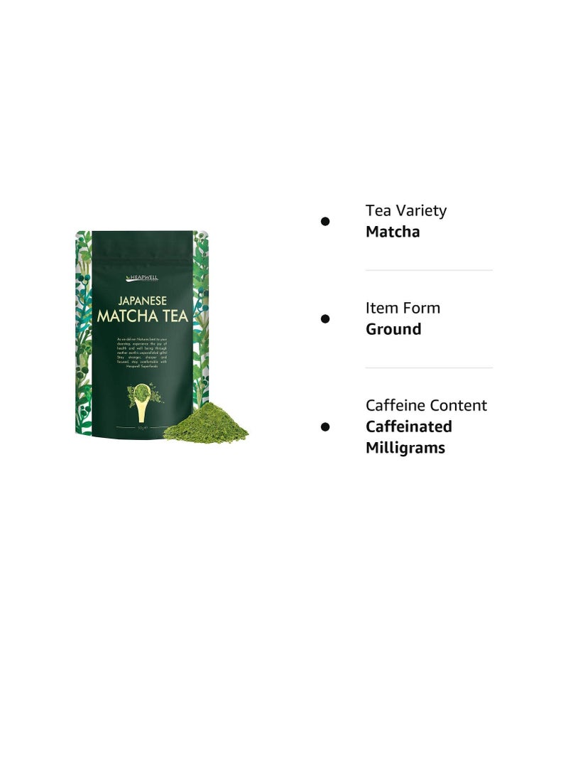 MATCHA Heapwell Superfoods Japanese Matcha Green Tea Powder  50G  50 Servings Sourced From Shizuoka Japan 50 Grams  - Image 4