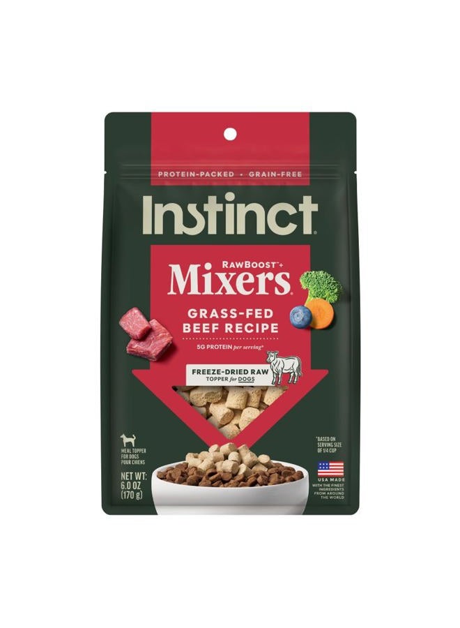 Instinct Raw Boost Mixers Beef Freeze Dried Dog Food Topper - 6OZ - Image 1