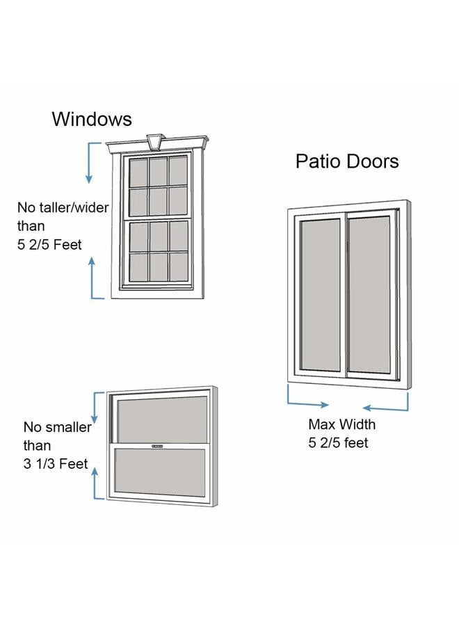 Jeacent Adjustable Window Security Bar, Patio Door Lock - Sturdy Steel, Extends from 15 1/2" to 29 1/2" - Image 4