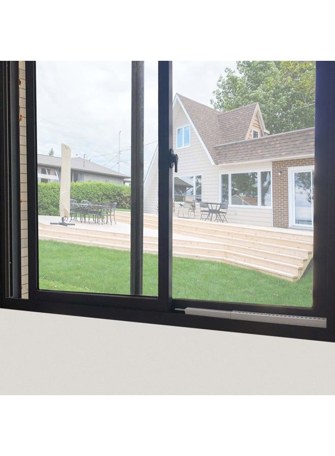 Jeacent Adjustable Window Security Bar, Patio Door Lock - Sturdy Steel, Extends from 15 1/2" to 29 1/2" - Image 2