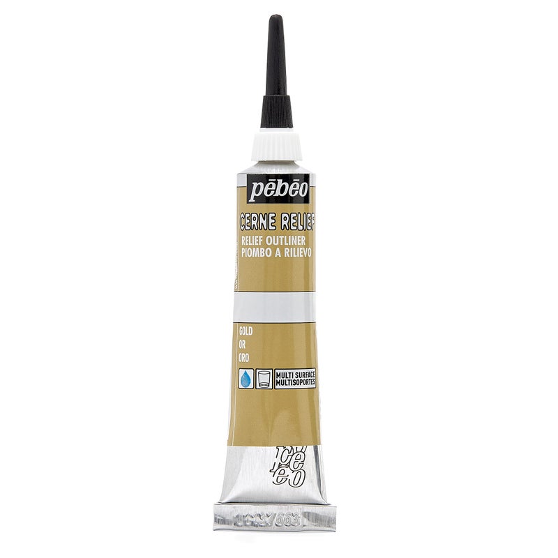 Pebeo 773300 Vitryu Outliner 07 fl oz 20 ml Gold