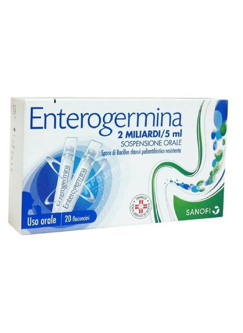 ENTEROGERMINA - Oral Suspension 20 Vials 5ml - Image 1