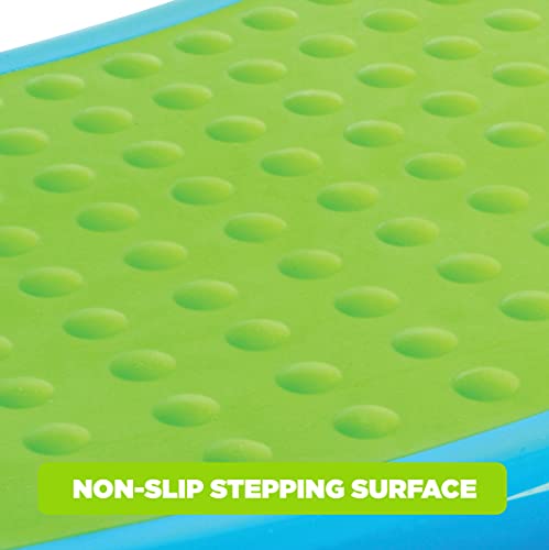 ginsey PinkFong Baby Shark Bathroom Step Stool for Kids Using The Toilet and Sink - Kids Step Stool, Potty Training, Non-Slip, Bathroom, Kitchen, Lightweight - Image 4