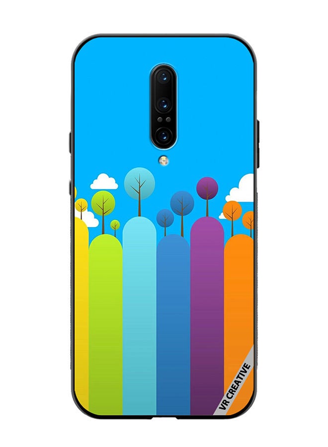 VR CREATIVE Protective Case Cover For OnePlus 7 Pro Nature Design Multicolour - Image 1