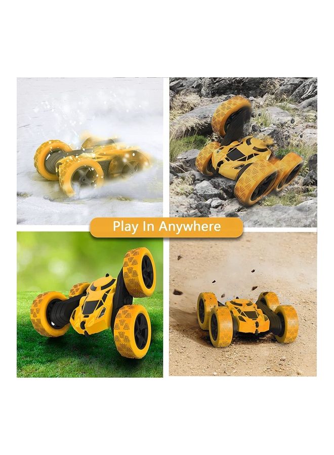 RC Stunt Car Toy Yellow 17x16x7.5cm - Image 5