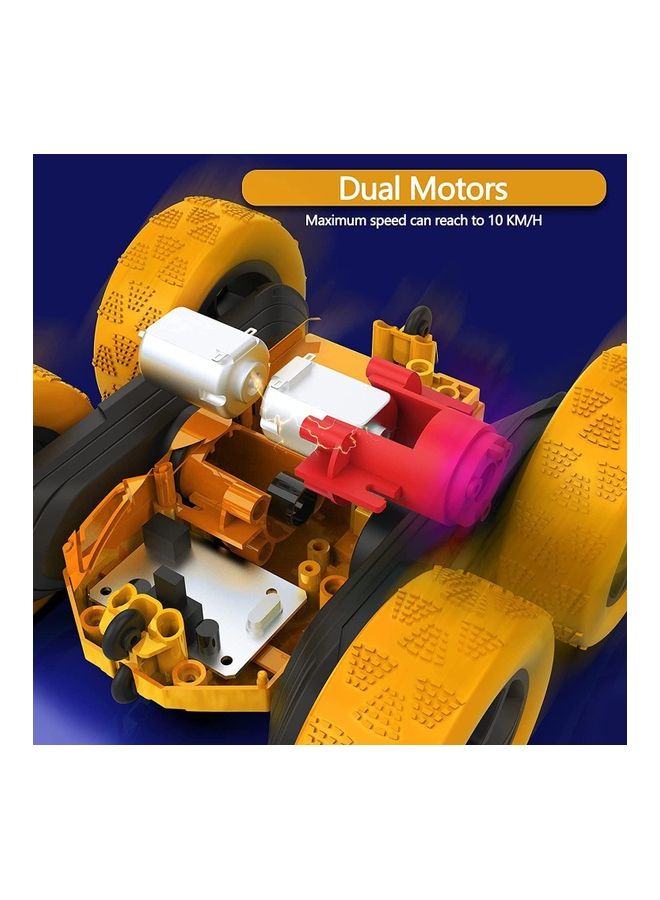 RC Stunt Car Toy Yellow 17x16x7.5cm - Image 4
