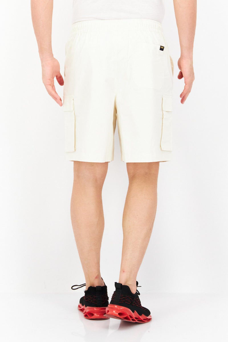 PUMA Men Regular Fit Training Shorts, Cream  - Image 3