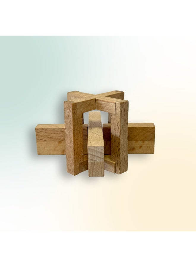 أحجية خشبية على شكل ندفة ثلج - Image 3