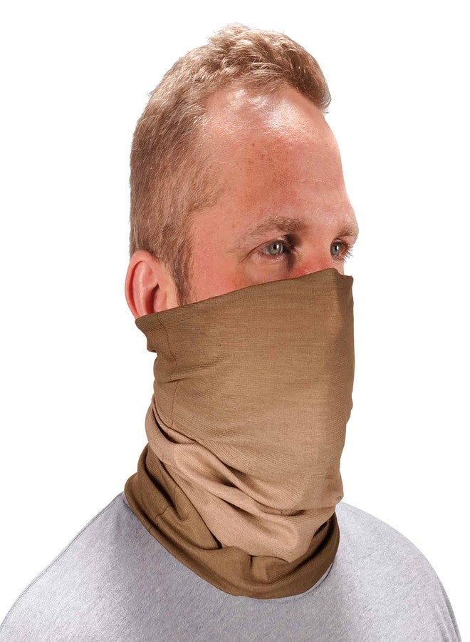 Ergodyne Chill Its 6485 Neck Gaiter, Multiple Ways to Wear Headband, Sweat-Wicking, Khaki Fade - Image 1