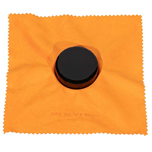 M MI & VI MI&VI Premium Dark Rosin for Violin, Viola, Cello Bows | Super Sensitive | Velvet Polish Cloth | Round Resin - By MIVI Music - Image 3