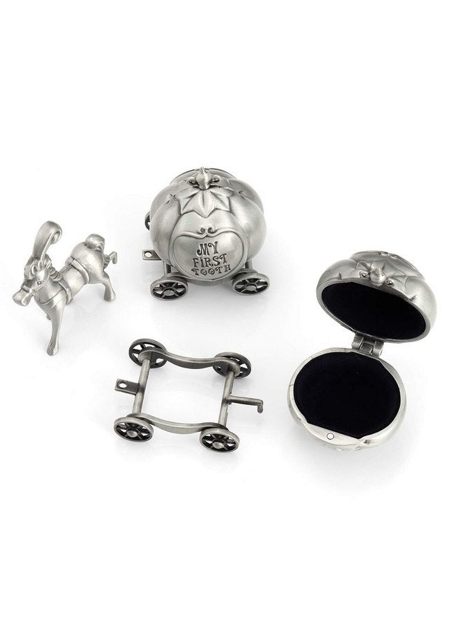 Mogoko Silver Tooth Holder, My First Tooth and Curl Keepsake Box Set, Baby Teeth Fairy Containter Gift Box for Child Kids - Image 2