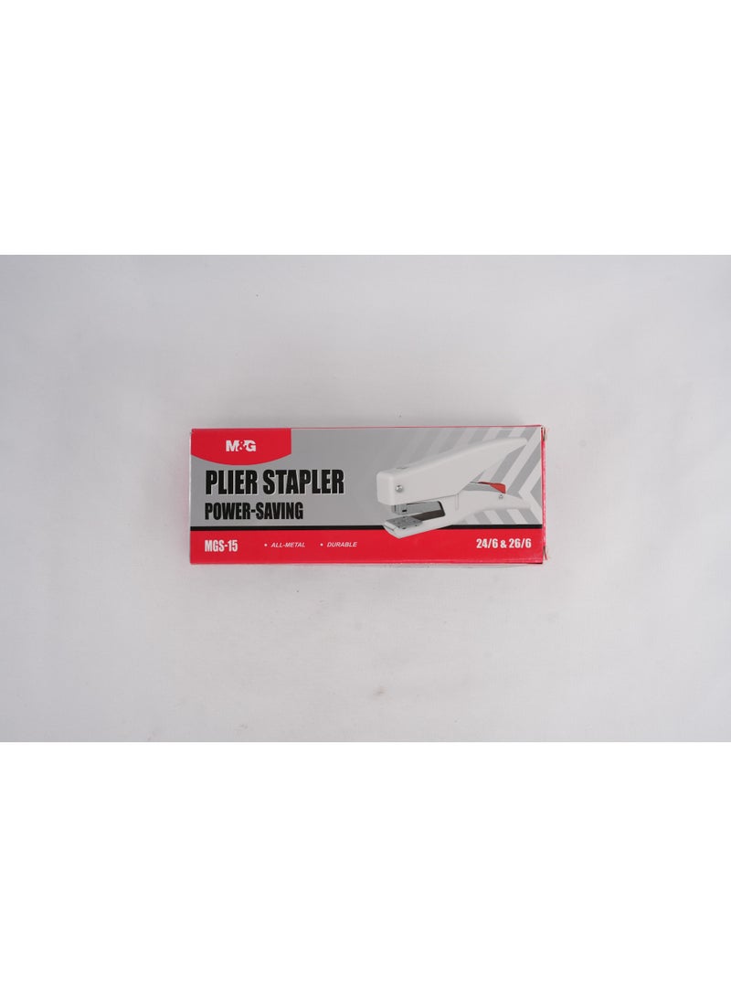 ام اند جي 24/6 Plier Stapler-Black only All metal construction Pop out staples loading/20sheets staple capacity - Image 1